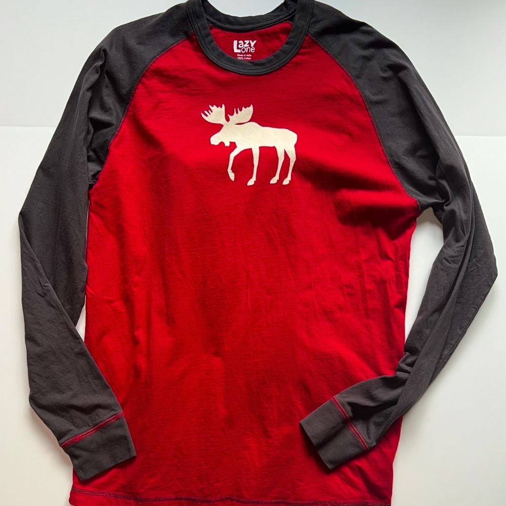 Lazy One Men’s Moose Matching Pjs - image 3